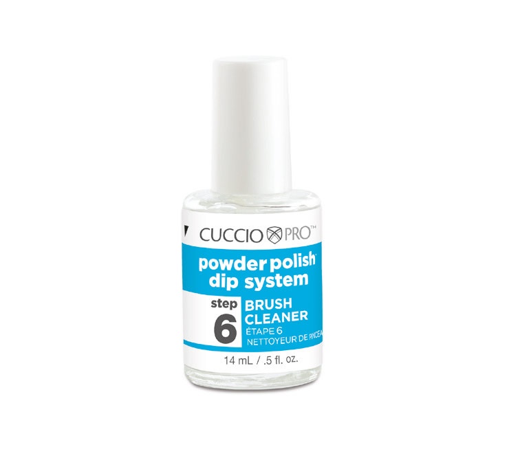 Cuccio PRO - Dip System - Płyn Do Mycia Pędzelka 14 ml - Step 6