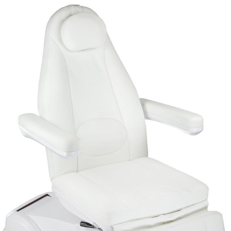 Elektryczny fotel kosmetyczny Mazaro BR-6672B Biały