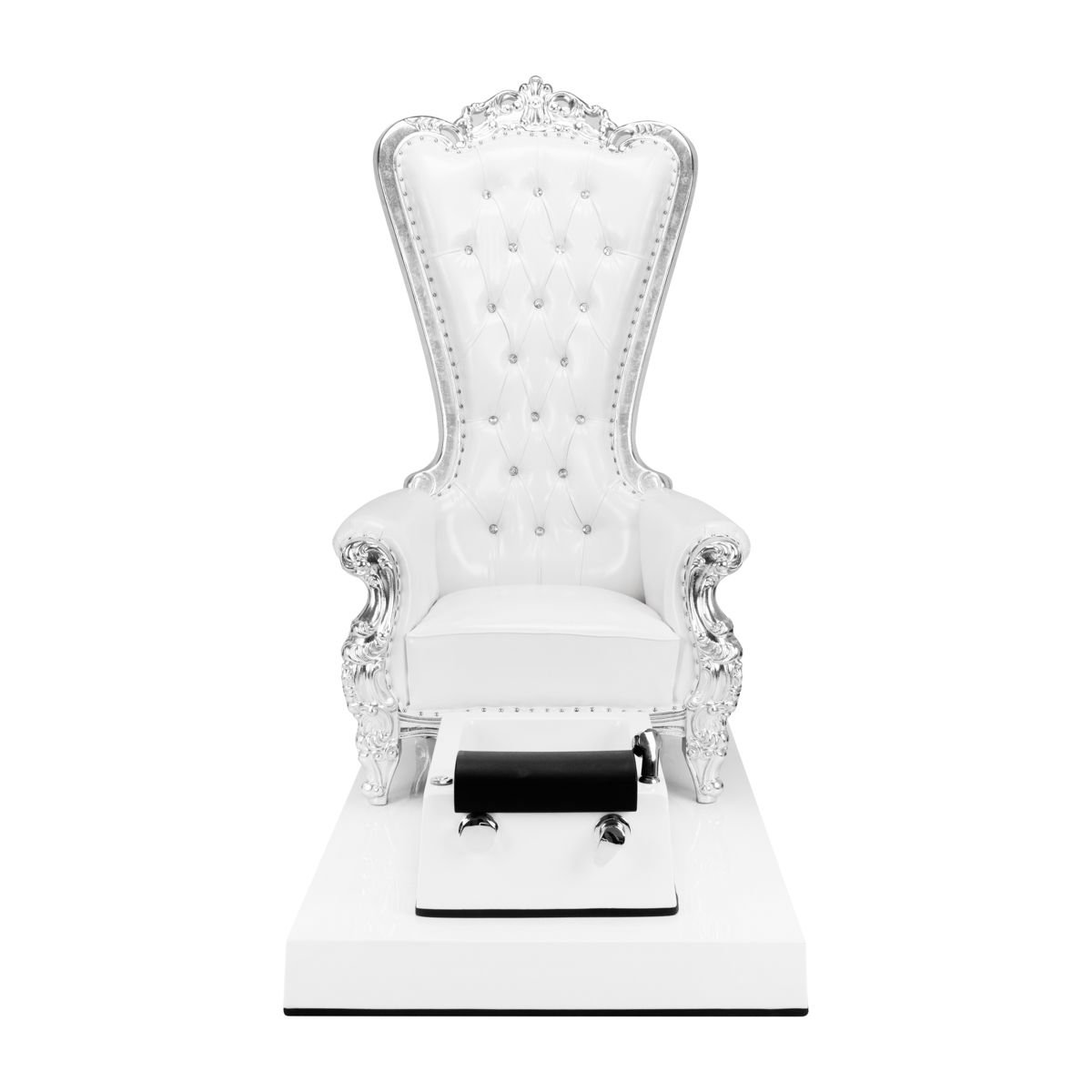 Fotel tron - stanowisko do pracy pedicure - biały