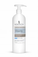 Kozmetika Afrodita - Clean Up - Mleczko Hyaluron do demakijażu dla każdego typu skóry 500 ml