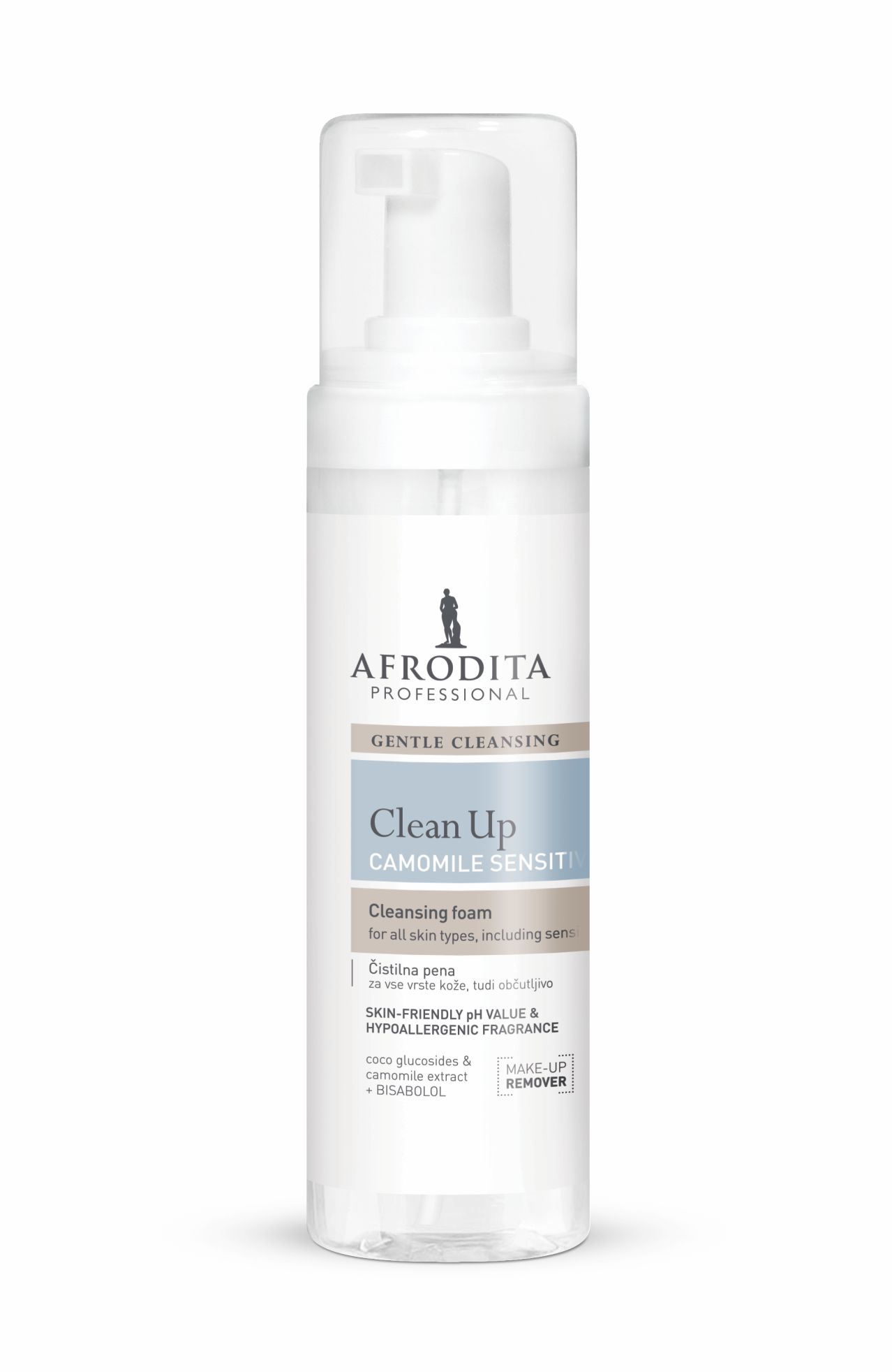 Kozmetika Afrodita - Clean Up - Pianka oczyszczająca Camomile Sensitive do skóry suchej i wrażliwej 200 ml
