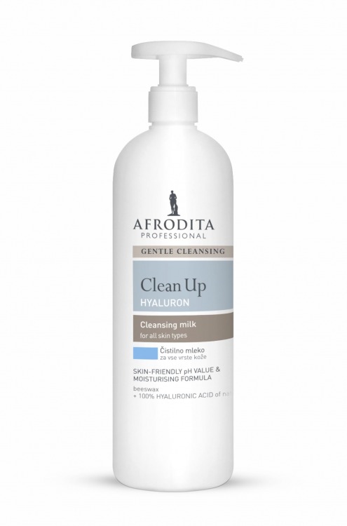 Kozmetika Afrodita - Hyaluron - mleczko do demakijażu - 500 ml