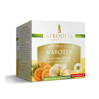 Kozmetika Afrodita - Karotin - Krem nawilżający przeciwzmarszczkowy 35+ 50 ml