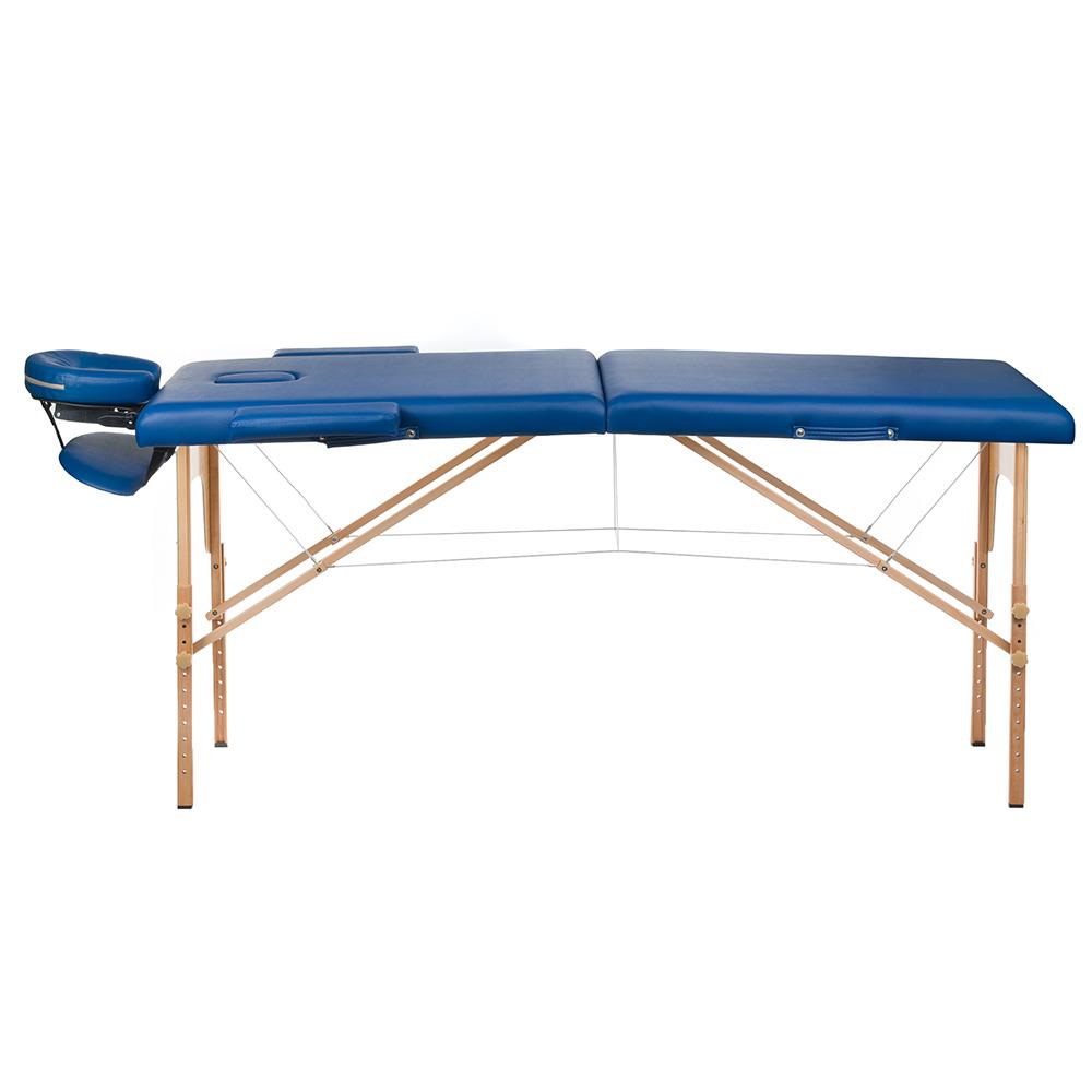 Stół, składane łóżko do masażu i rehabilitacji BS-523 - kolor niebieski