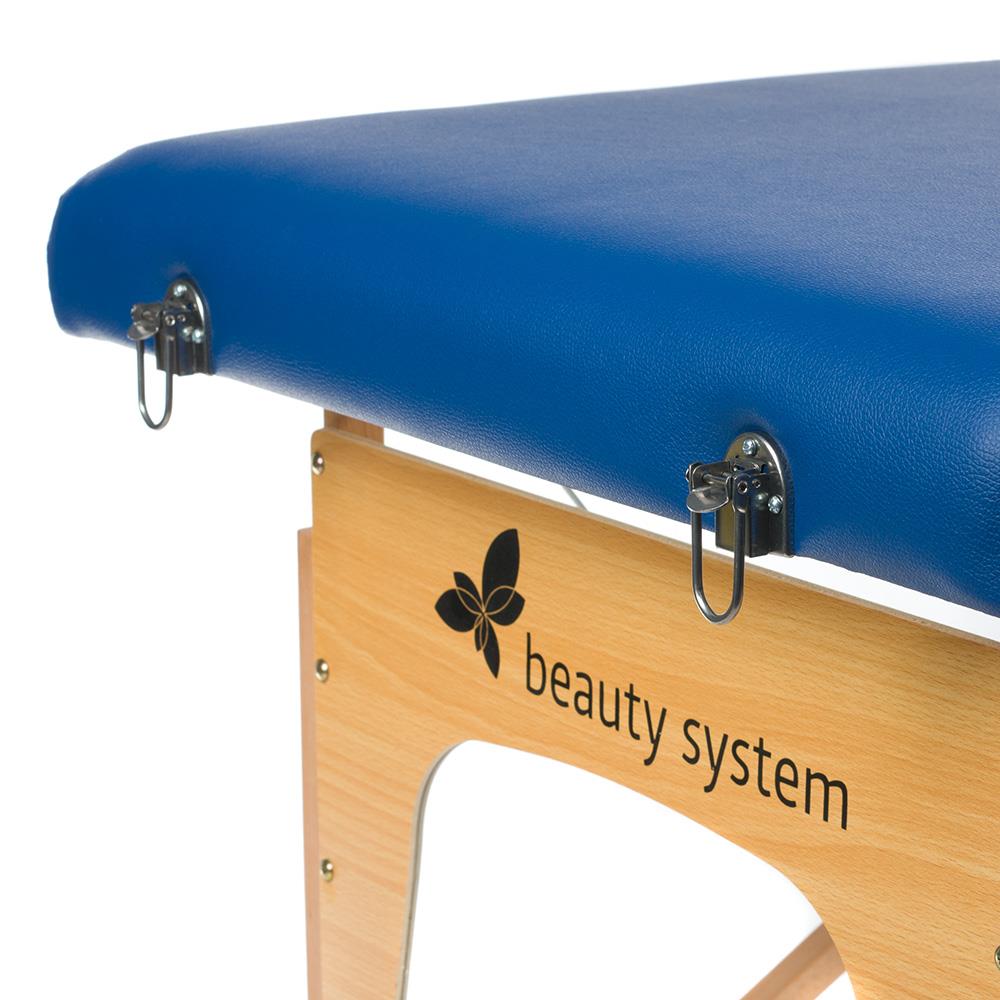 Stół, składane łóżko do masażu i rehabilitacji BS-523 - kolor niebieski