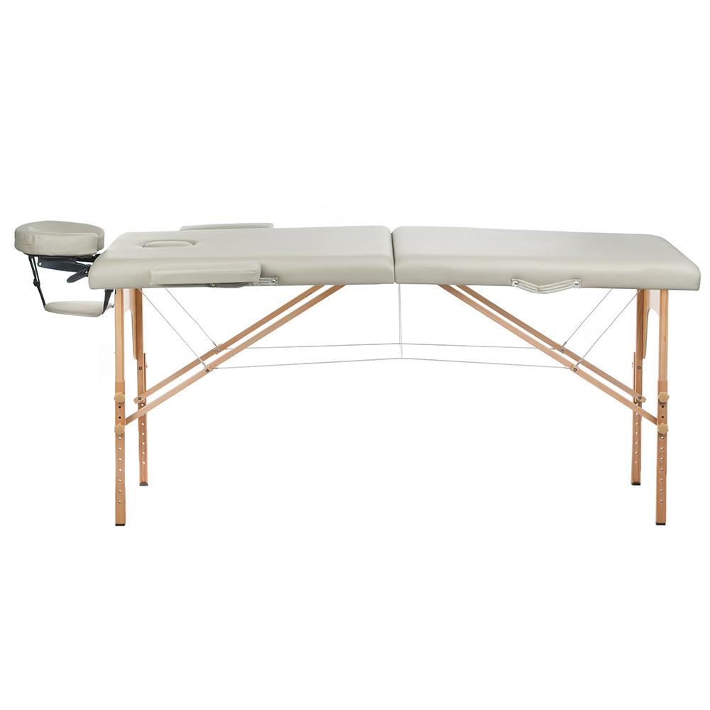 Stół, składane łóżko do masażu i rehabilitacji BS-523 - kolor szary