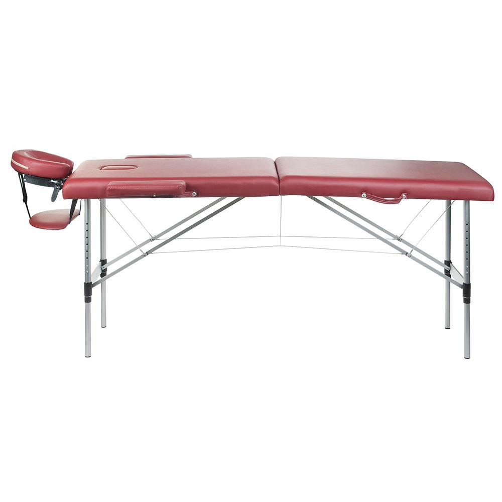 Stół, składane łóżko do masażu i rehabilitacji BS-723 - kolor burgund