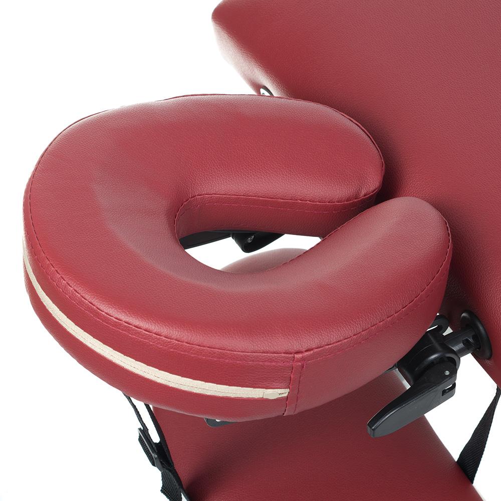 Stół, składane łóżko do masażu i rehabilitacji BS-723 - kolor burgund